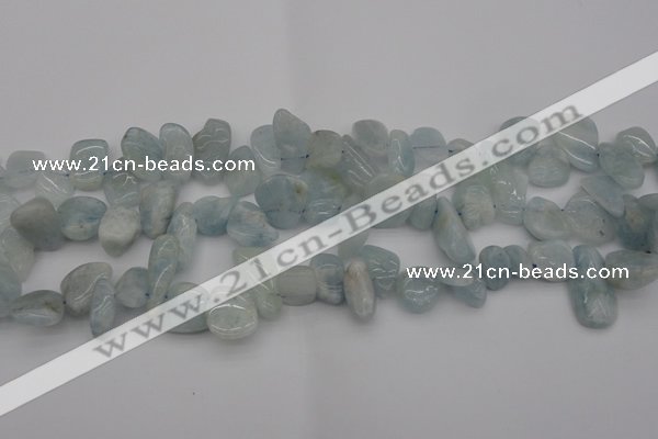 CCH608 15.5 inches 10*14mm - 15*20mm aquamarine chips gemstone beads