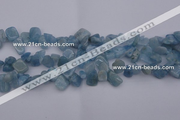 CCH610 15.5 inches 6*8mm - 10*14mm aquamarine chips gemstone beads