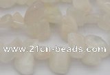 CCH624 15.5 inches 6*8mm - 10*14mm white moonstone chips beads