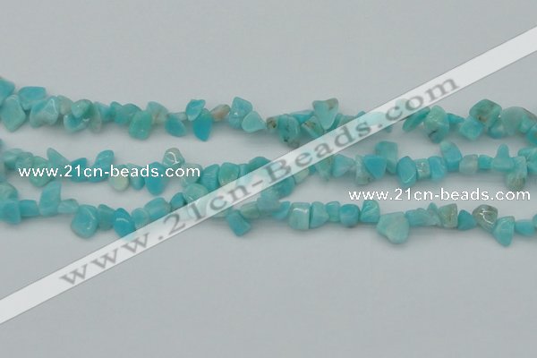 CCH631 15.5 inches 6*8mm - 10*14mm Peru amazonite chips beads