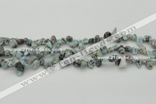 CCH632 15.5 inches 6*8mm - 10*14mm larimar amazonite chips beads