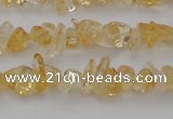 CCH655 15.5 inches 4*6mm - 5*8mm citrine gemstone chips beads