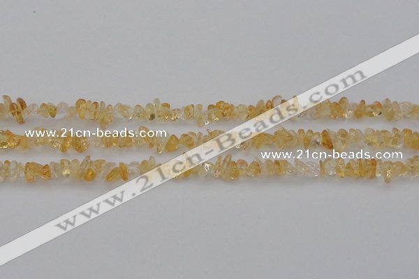 CCH655 15.5 inches 4*6mm - 5*8mm citrine gemstone chips beads