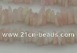 CCH656 15.5 inches 5*8mm - 6*10mm morganite gemstone chips beads