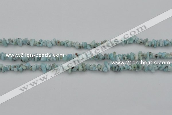 CCH661 15.5 inches 4*6mm - 5*8mm larimar gemstone chips beads