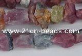 CCH707 15.5 inches 6*8mm - 10*14mm watermelon tourmaline chips beads