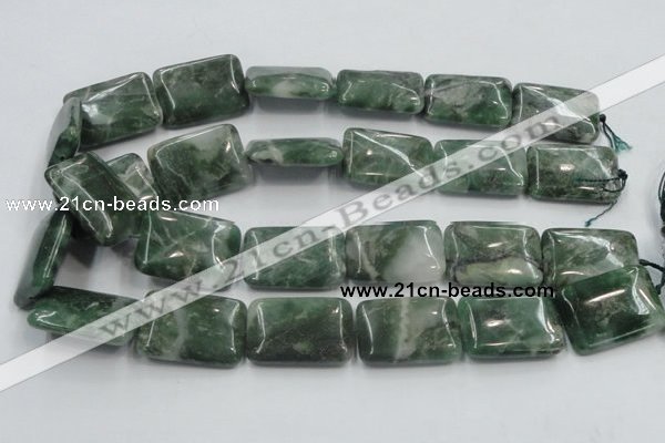 CCJ02 15.5 inches 22*30mm rectangle natural African jade beads wholesale