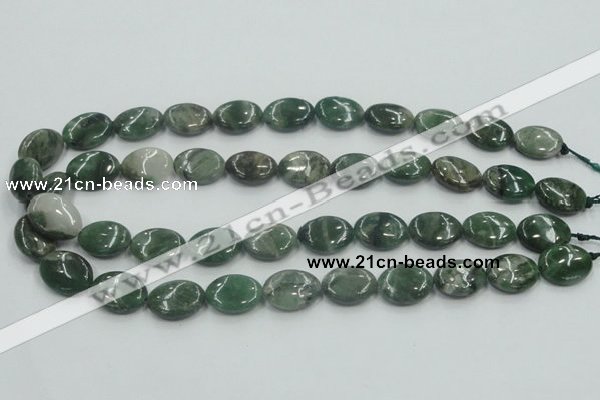 CCJ05 15.5 inches 13*18mm oval natural African jade beads wholesale