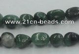 CCJ11 15.5 inches 8*12mm nugget natural African jade beads wholesale