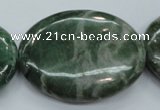 CCJ25 15.5 inches 30*40mm oval natural African jade beads wholesale