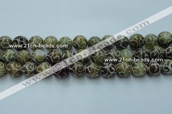 CCJ306 15.5 inches 16mm round China jade beads wholesale