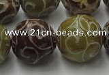 CCJ308 15.5 inches 20mm round China jade beads wholesale