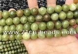 CCJ333 15.5 inches 10mm round green China jade beads wholesale