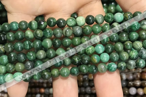 CCJ401 15.5 inches 6mm round west African jade beads wholesale