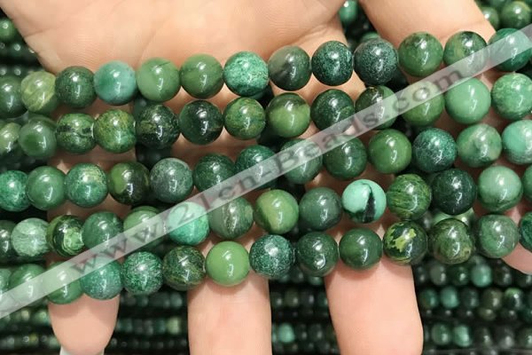 CCJ402 15.5 inches 8mm round west African jade beads wholesale