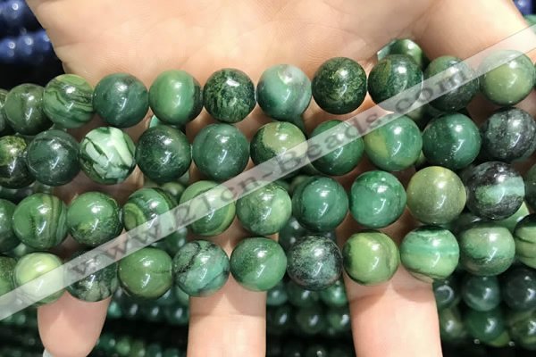 CCJ404 15.5 inches 12mm round west African jade beads wholesale