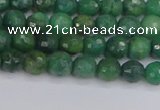 CCJ410 15.5 inches 4mm faceted round west African jade beads