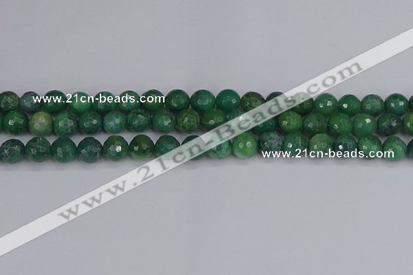 CCJ412 15.5 inches 8mm faceted round west African jade beads
