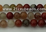 CCJ450 15.5 inches 4mm round colorful jasper beads wholesale