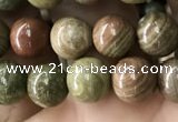 CCJ470 15.5 inches 4mm round rainbow jasper beads wholesale