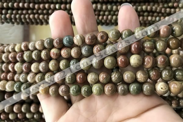 CCJ470 15.5 inches 4mm round rainbow jasper beads wholesale