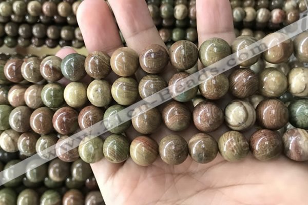 CCJ474 15.5 inches 12mm round rainbow jasper beads wholesale