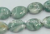 CCJ50 15.5 inches 13*18mm oval African jade gemstone beads