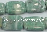 CCJ53 15.5 inches 18*25mm rectangle African jade gemstone beads