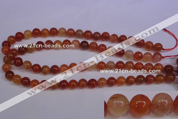 CCL04 15 inches 10mm round carnelian gemstone beads wholesale