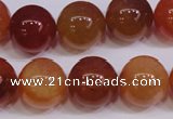 CCL07 15 inches 16mm round carnelian gemstone beads wholesale