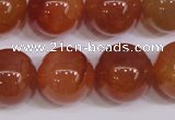 CCL08 15 inches 18mm round carnelian gemstone beads wholesale