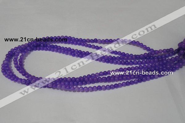 CCN09 15.5 inches 4mm round candy jade beads wholesale