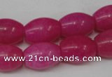 CCN113 15.5 inches 12*16mm rice candy jade beads wholesale