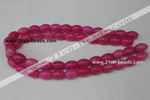 CCN113 15.5 inches 12*16mm rice candy jade beads wholesale