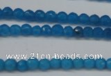 CCN1200 15.5 inches 4mm faceted round candy jade beads wholesale