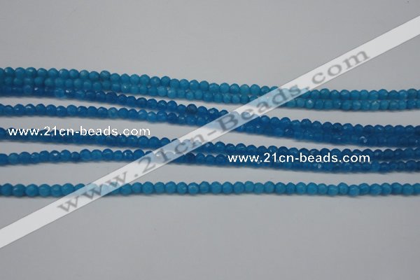 CCN1200 15.5 inches 4mm faceted round candy jade beads wholesale