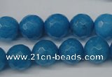 CCN1204 15.5 inches 12mm faceted round candy jade beads wholesale