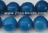 CCN1206 15.5 inches 16mm faceted round candy jade beads wholesale