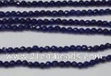 CCN1210 15.5 inches 3mm faceted round candy jade beads wholesale