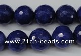 CCN1216 15.5 inches 14mm faceted round candy jade beads wholesale