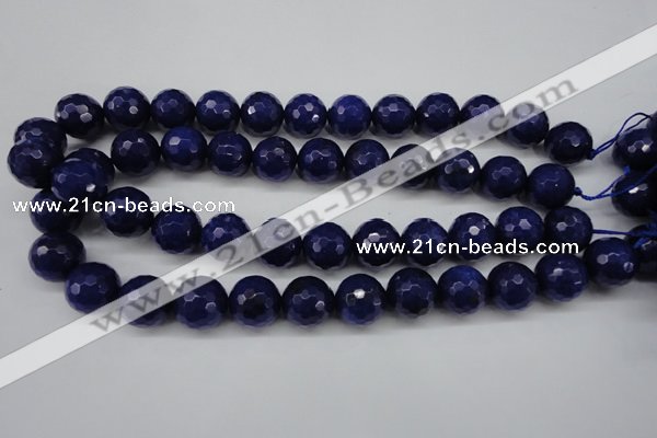 CCN1217 15.5 inches 16mm faceted round candy jade beads wholesale