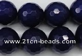 CCN1218 15.5 inches 18mm faceted round candy jade beads wholesale