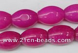 CCN122 15.5 inches 13*18mm rice candy jade beads wholesale