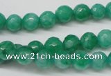 CCN1223 15.5 inches 8mm faceted round candy jade beads wholesale