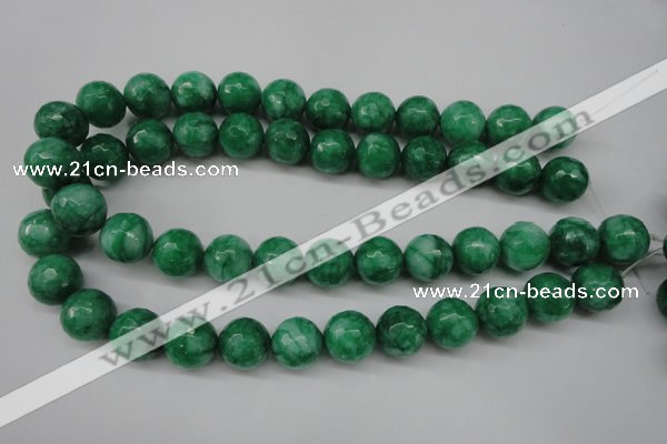 CCN1227 15.5 inches 16mm faceted round candy jade beads wholesale