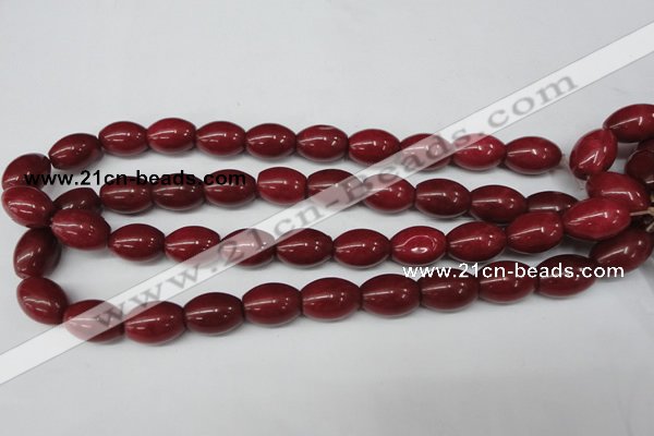 CCN125 15.5 inches 13*18mm rice candy jade beads wholesale