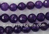 CCN1254 15.5 inches 10mm faceted round candy jade beads wholesale