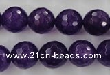 CCN1256 15.5 inches 14mm faceted round candy jade beads wholesale