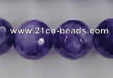 CCN1258 15.5 inches 18mm faceted round candy jade beads wholesale