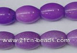 CCN126 15.5 inches 13*18mm rice candy jade beads wholesale